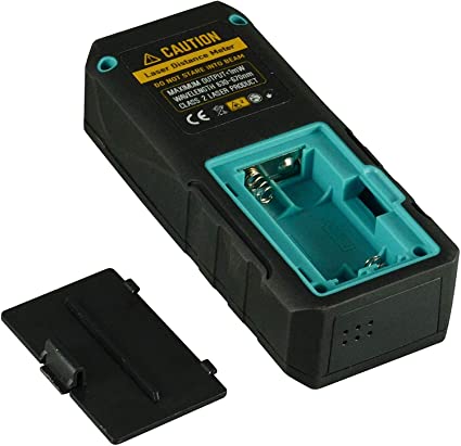 RIVERWELD 196 ft Laser Distance Meter Measure Unit Selection M/Inch/Feet Laser Class II Storage of Historical Data Pythagorean Theorem Calculation (196 ft / 60M)