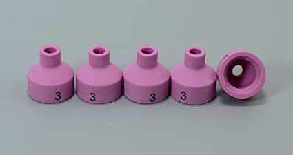TIG Welding Torch WP 24 TIG Alumina Ceramic Cup Nozzles Accessories Consumables 53N23#3, 10pk