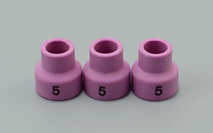 TIG Welding Torch WP 24 TIG Alumina Ceramic Cup Nozzles Accessories Consumables 53N25#5 10pk