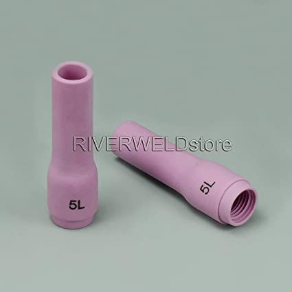 TIG Alumina Nozzles Ceramic Cups Long 796F72#5L (D8.0 x 48mm) Orifice Fit DB SR WP 9 20 25 TIG Welding Torch 10pk
