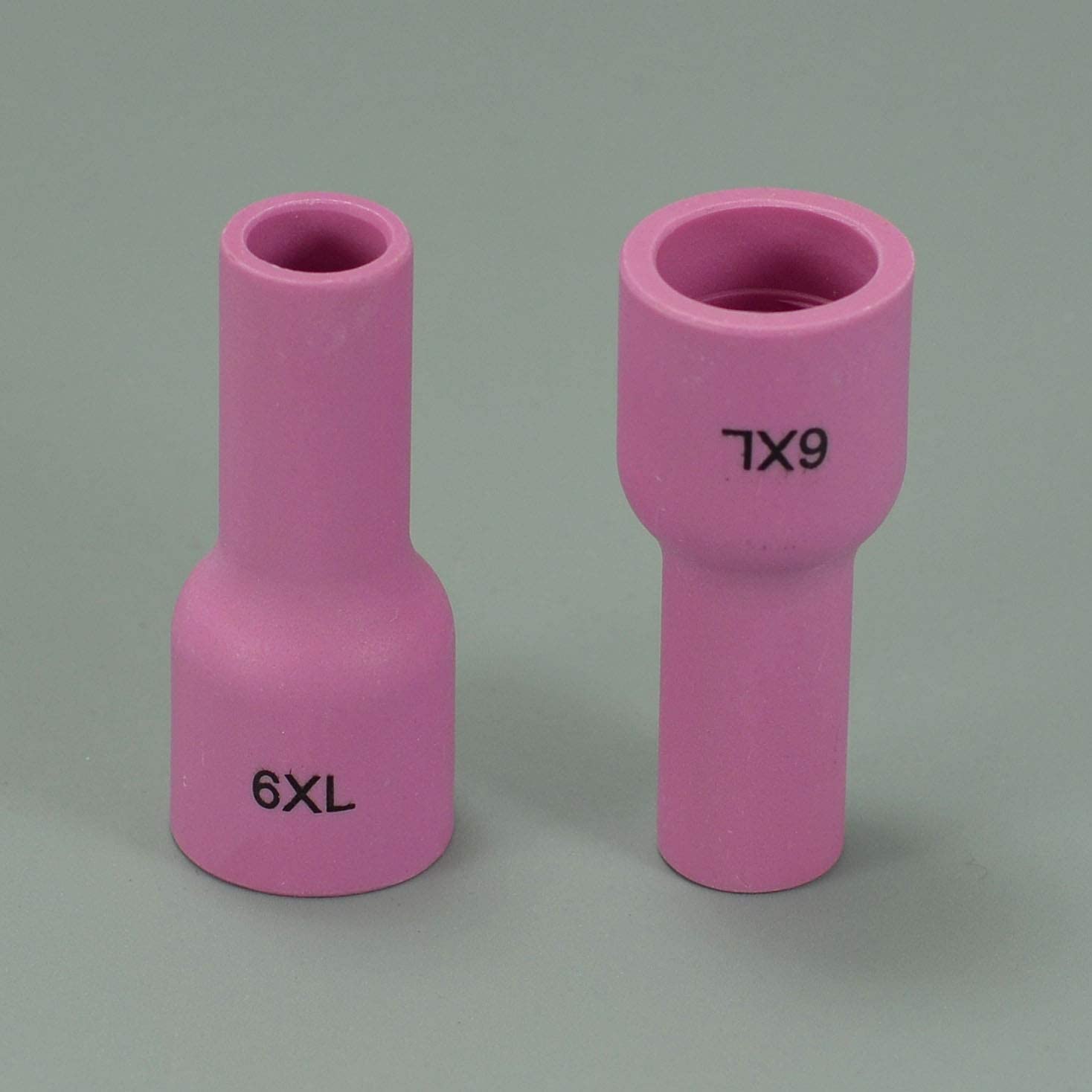 TIG Gas Lens Aluminia Nozzle Ceramic Cup Extra Long 53N60XL (#6XL 3/8") for SR WP 9 20 25 TIG Welding Torch 10pk