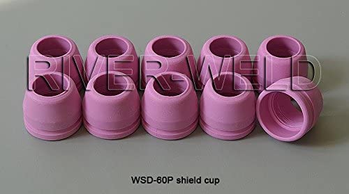 WSD-60P WSD-60 60P Plasma Cutter Torch Pilot ARC starting Consumables (Ceramic Cup With Groove 20pk)