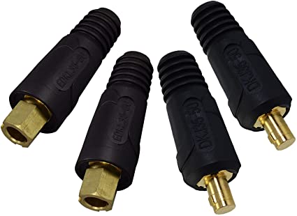 RIVERWELD TIG Welding Cable Panel Connector Socket Kit Quick Fitting DKJ35-50 EDKL35-50 4pcs