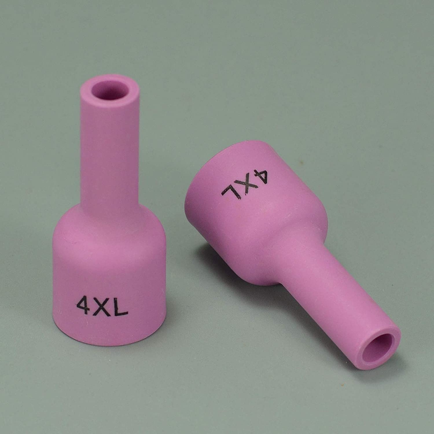 TIG Gas Lens Aluminia Nozzle Ceramic Cup Extra Long 53N58XL (#4XL 1/4" Orifice) for SR WP 9 20 25 TIG Welding Torch 10pk