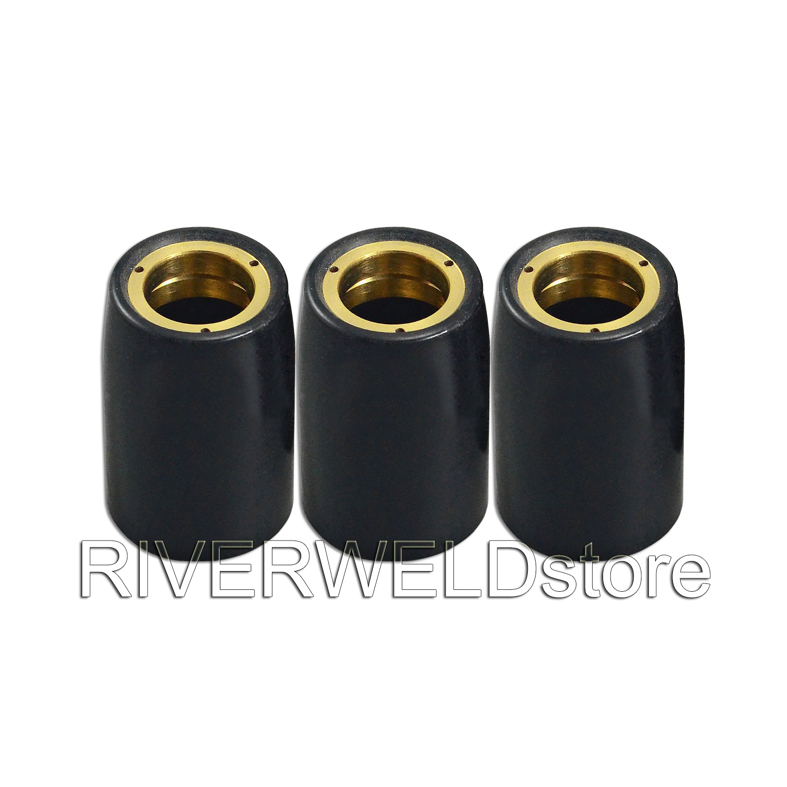 SG-51 Plasma Cutter Cutting Torch Consumables Shroud Shield Cup With Copper 3pk