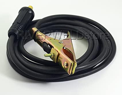 300Amp Groud Earth Clamp CK50 5M 25mm2 Wire Welding MMA ARC Welder