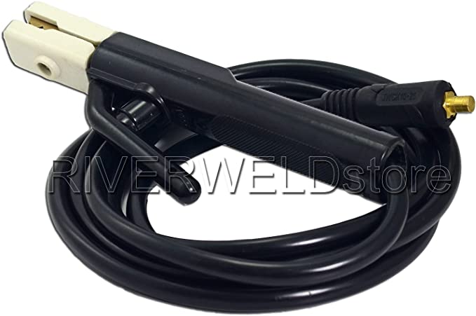 Electrode Holder 300A Manual MMA Arc Welding 10-25mm Connector and Lead Cable 3M