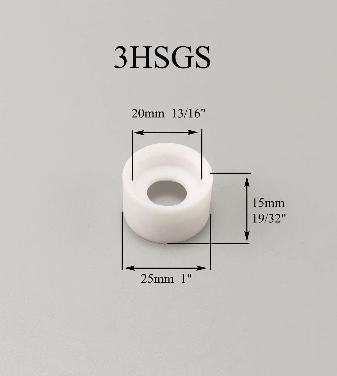 TIG Glass Cup #10 (13/16″x 2″x 9/16″) Tungsten Apdapter Gas Saver Wedge Collet Orifice (0.040" &1.0mm) (1/16" & Ø1.6mm) (3/32" & Ø2.4mm) (1/8" & Ø3.2mm) Kit WP SR 17 18 26 TIG Welding Torch 11pcs