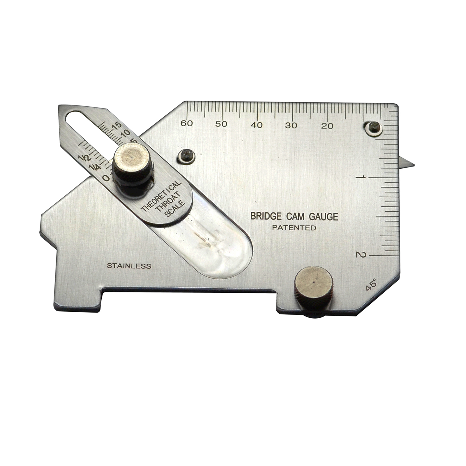 Radius Gauge RIVERWELD Bridge Cam Gage Test Ulnar Welding Inspection Gauge Checks Depth Of Undercut And Pitting Fillet Weld Throat Size And Length Angle Of Preparation Misalignment Welding Accessories And Tools
