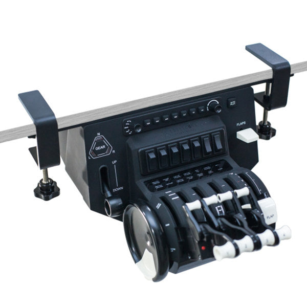 Under desk mounts for Alpha and Bravo and Logitech Yoke