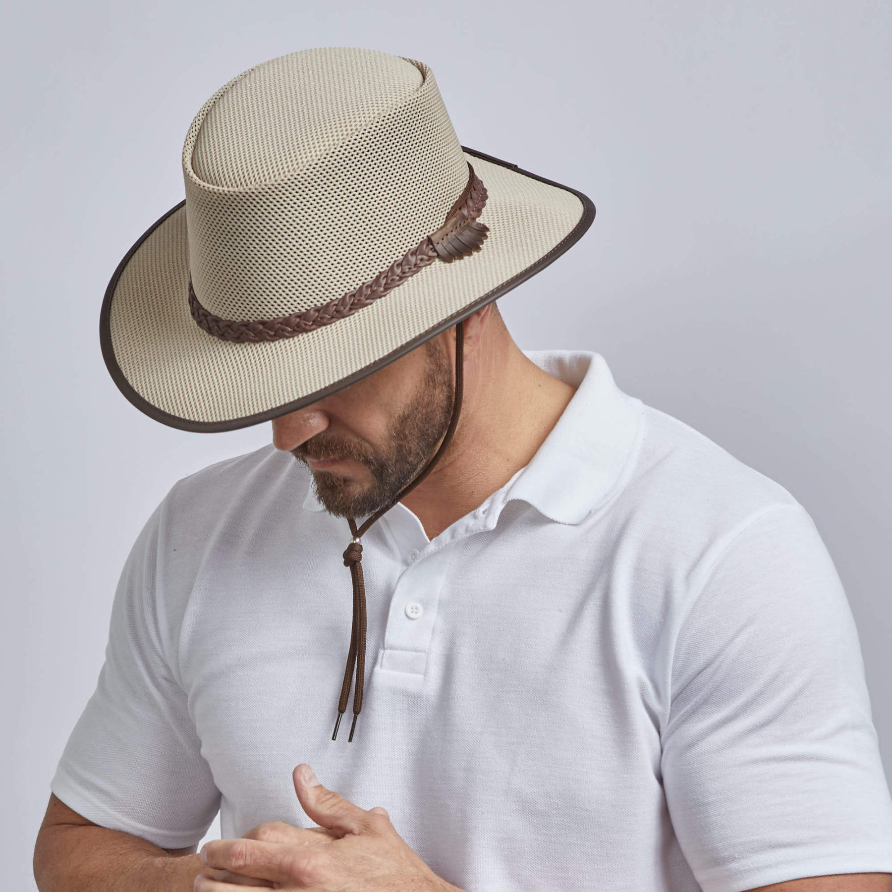 Soaker - Mens Breathable Wide Brim Sun Hat - TiendaHat