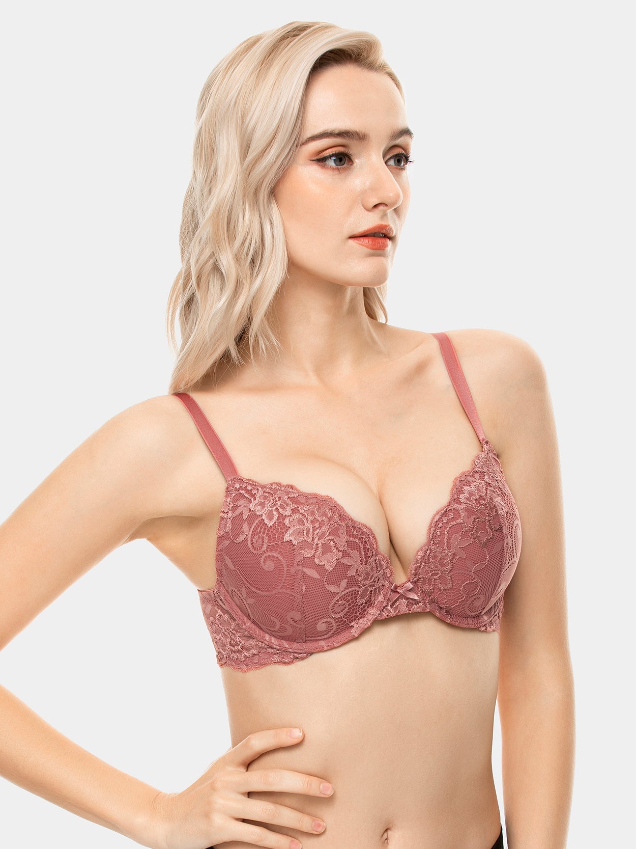 HONEST review of the Pink Deyllo Push Up Lace Bra 