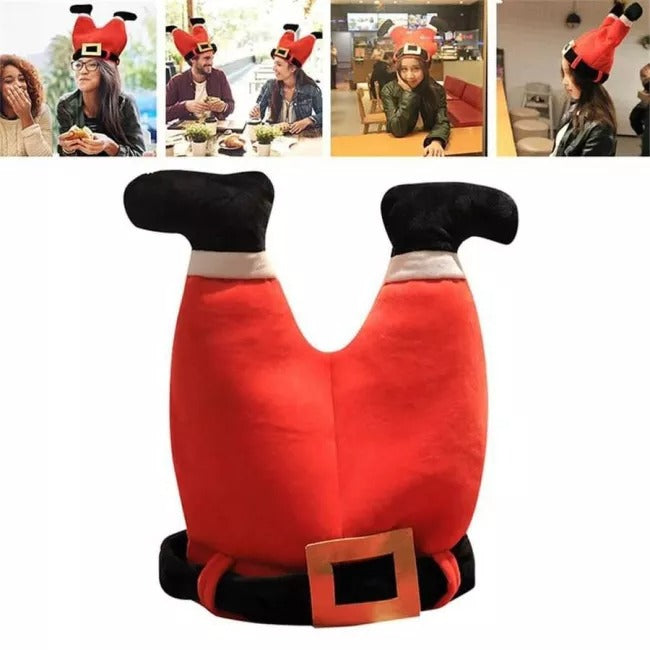 Kids Adult Santa Claus Hat Electric Musical Dancing Funny Plush Christmas Hat