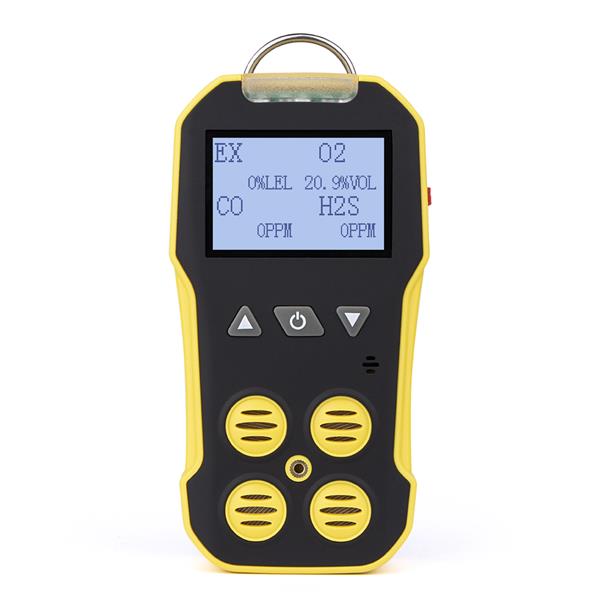 Multi 4 in 1 Gas Detector O2 H2S LEL CO Gas Monitor Basic Multigas Meter BH-4A USA NIST Calibration