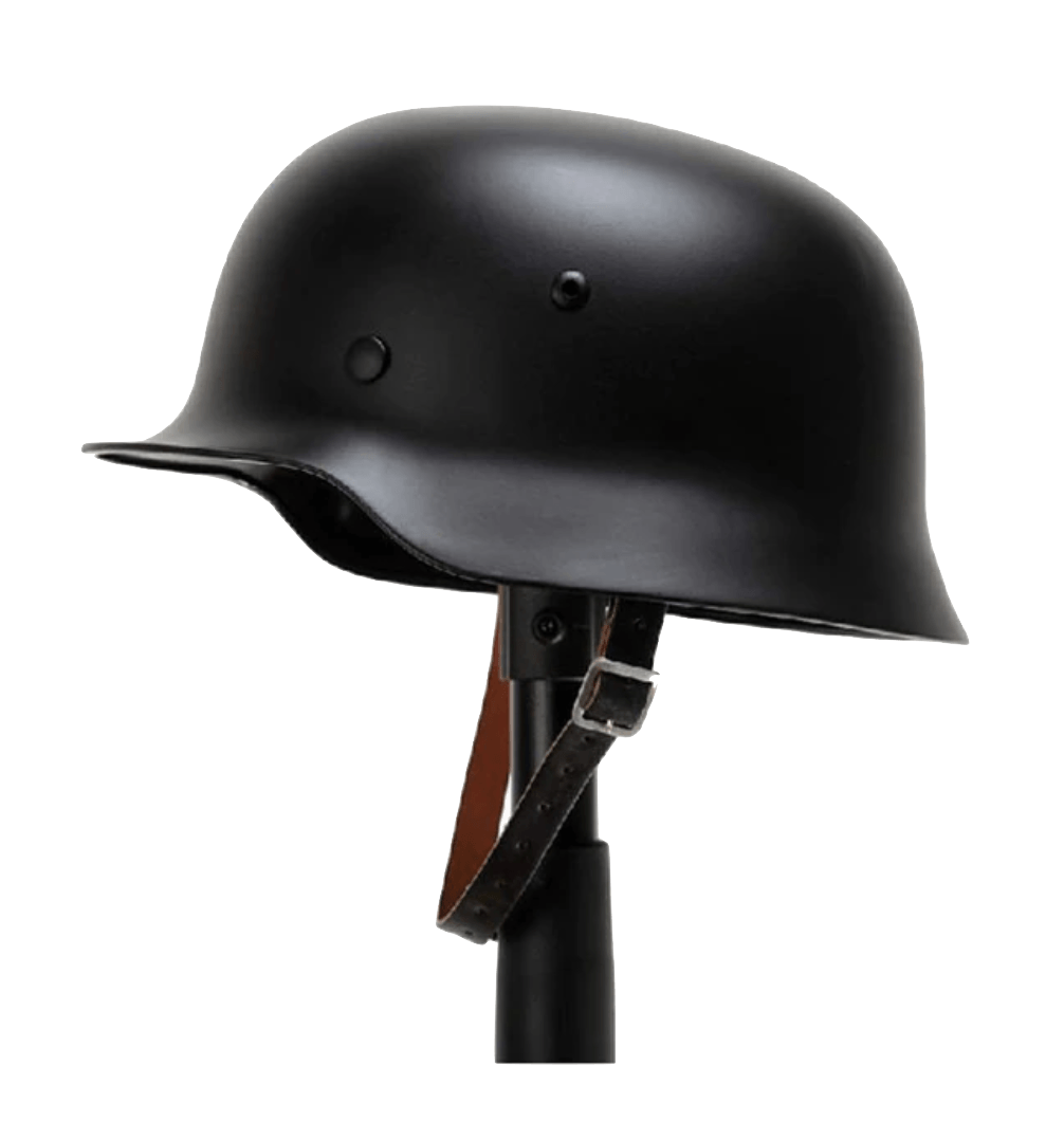 World War II Stainless Steel German Biker Helmet
