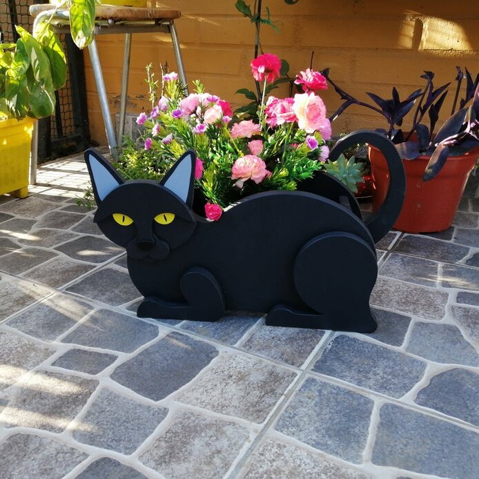 Cat Planter/Black