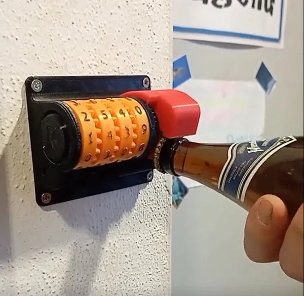 Wall Mounted Bottle Opener with precise numbers