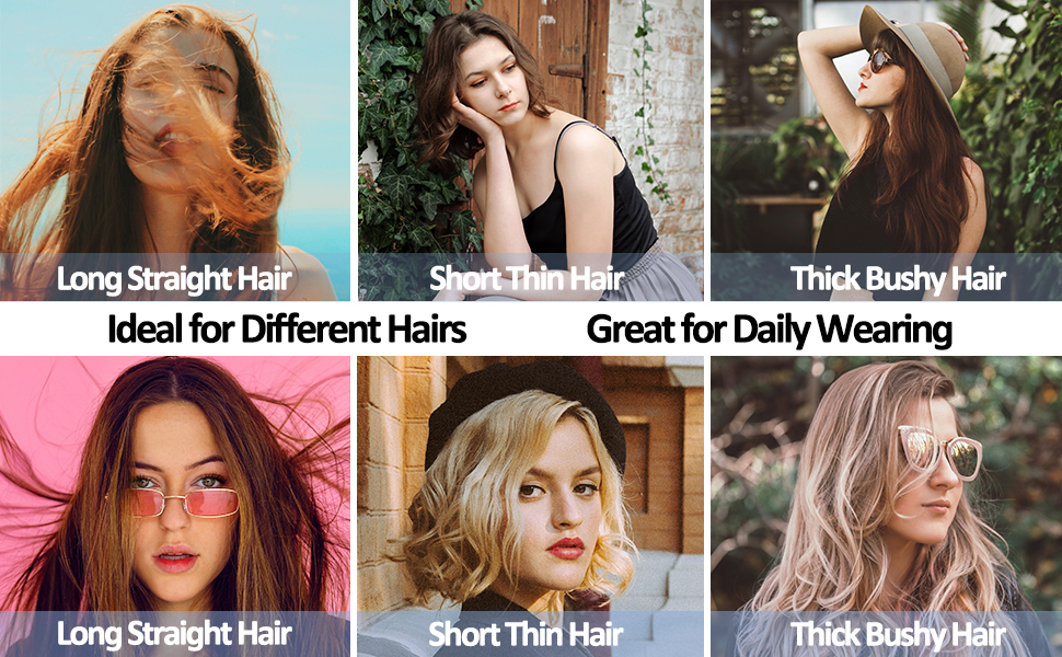 ideal for different hairs