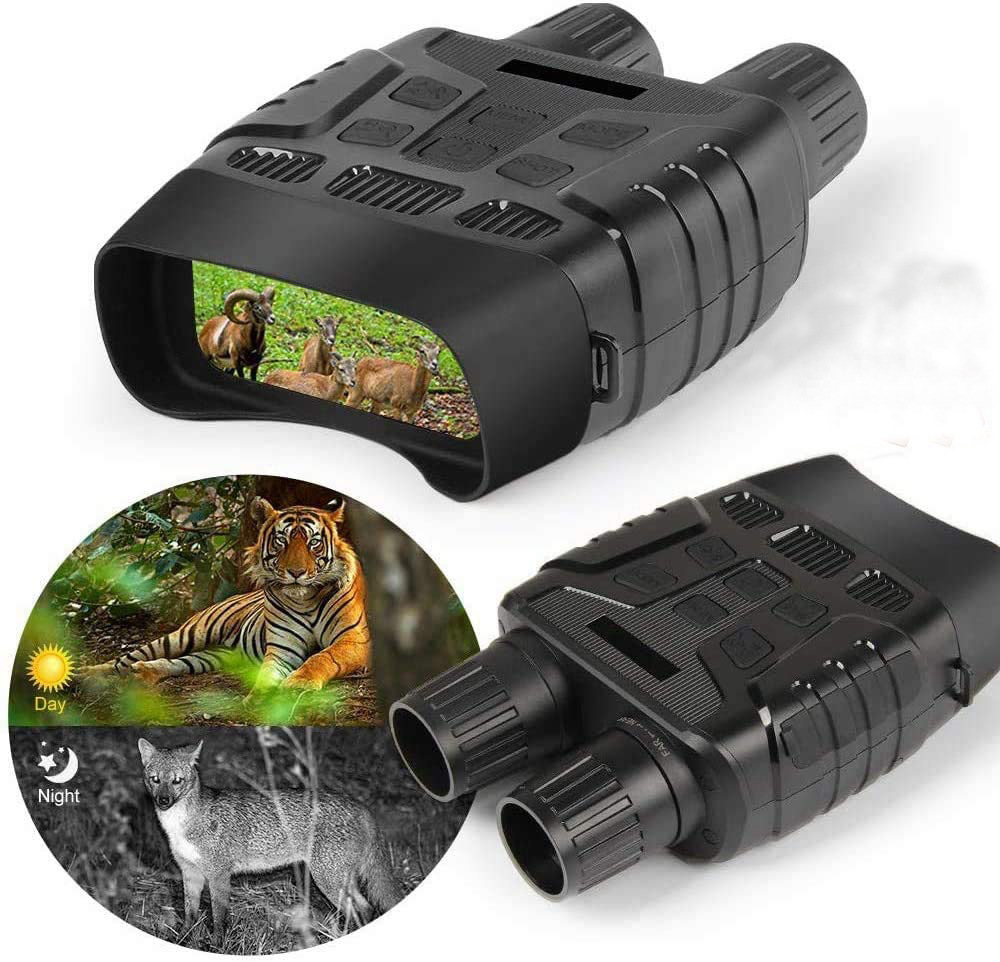  Full Black HD Infrared Clear Vision Binoculars-Digital Night Vison Goggles IR Optics 