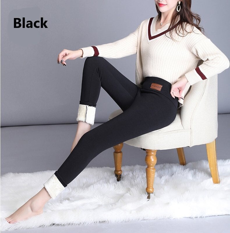 Winter Tight Warm Thick Cashmere Pants