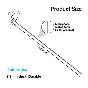 Plant support hoops