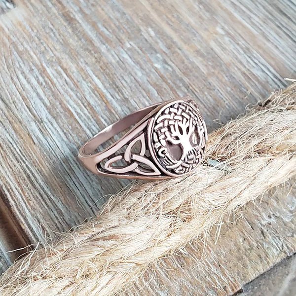 Celtic Tree of Life Silver Ring