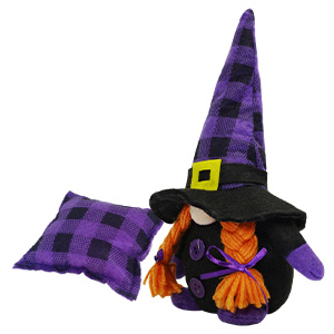 halloween gnome , mini pillow