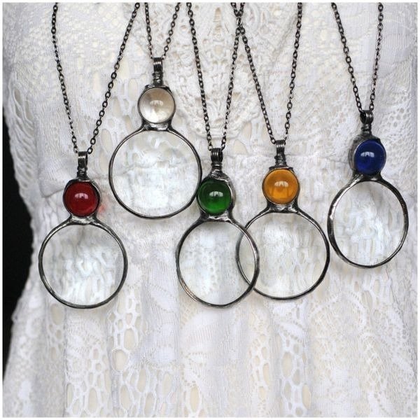 Magnifying Glass Necklace gift