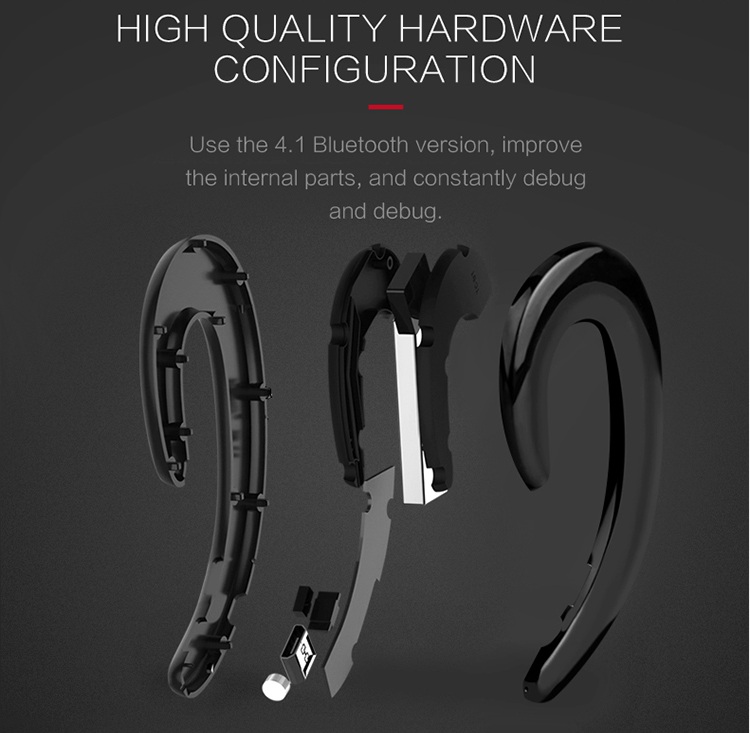 K8 Bone Conduction Earhook Wireless Bluetooth Earphone Noise Cancelling Stereo Headphone with Mic K8 Bone Conduction Earhook Wireless Bluetooth Earphone Noise Cancelling Stereo Headphone with Mic