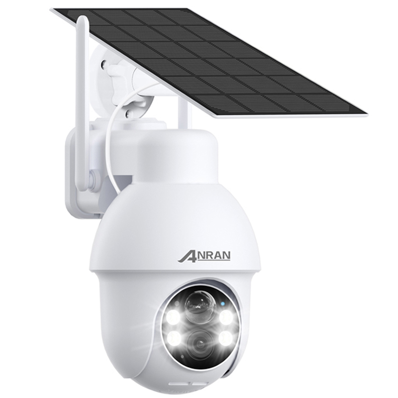 ANRAN ANRAN Solar Battery CCTV Camera Home Security System Outdoor WiFi 2K 2way Audio 