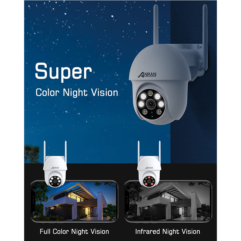ANRAN P3 Max HD WiFi防犯カメラ ANRAN P3 Max 5MP WiFi PTZ Camera with 360° View（Can't add