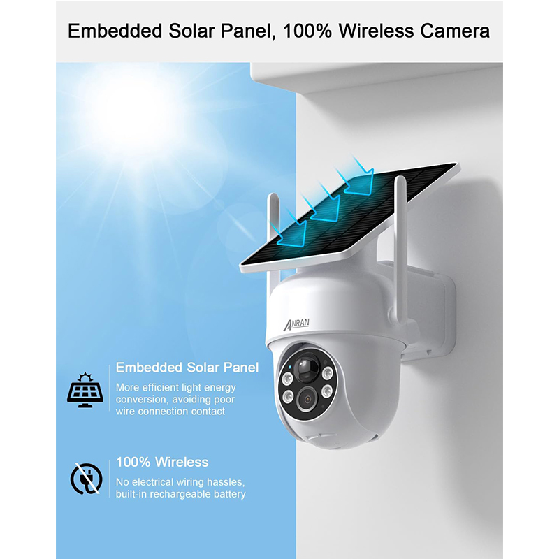 2K Solar Battery Security Camera | No WiFi Needed! – ANRAN
