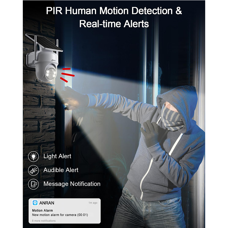 ANRAN Q4 Pro 2K Solar Battery Camera