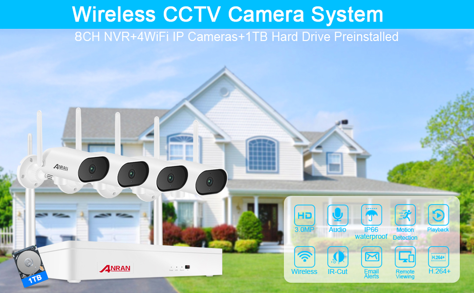 wireless security camera system
