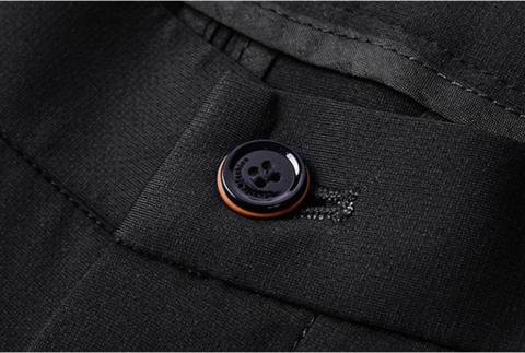 Pantaloni classici da uomo ad alta elasticità
