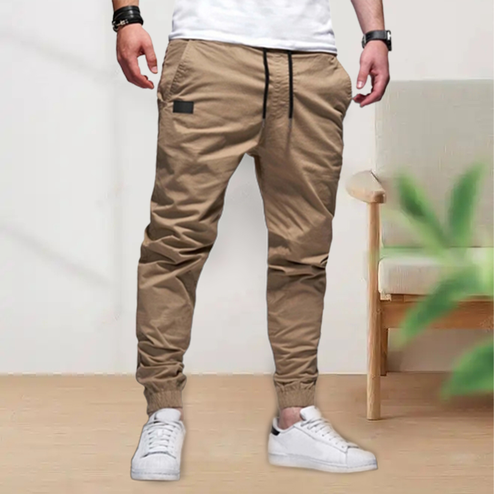 Gioiacombo™ Pantaloni casual in tinta unita semplici alla moda dei nuovi uomini