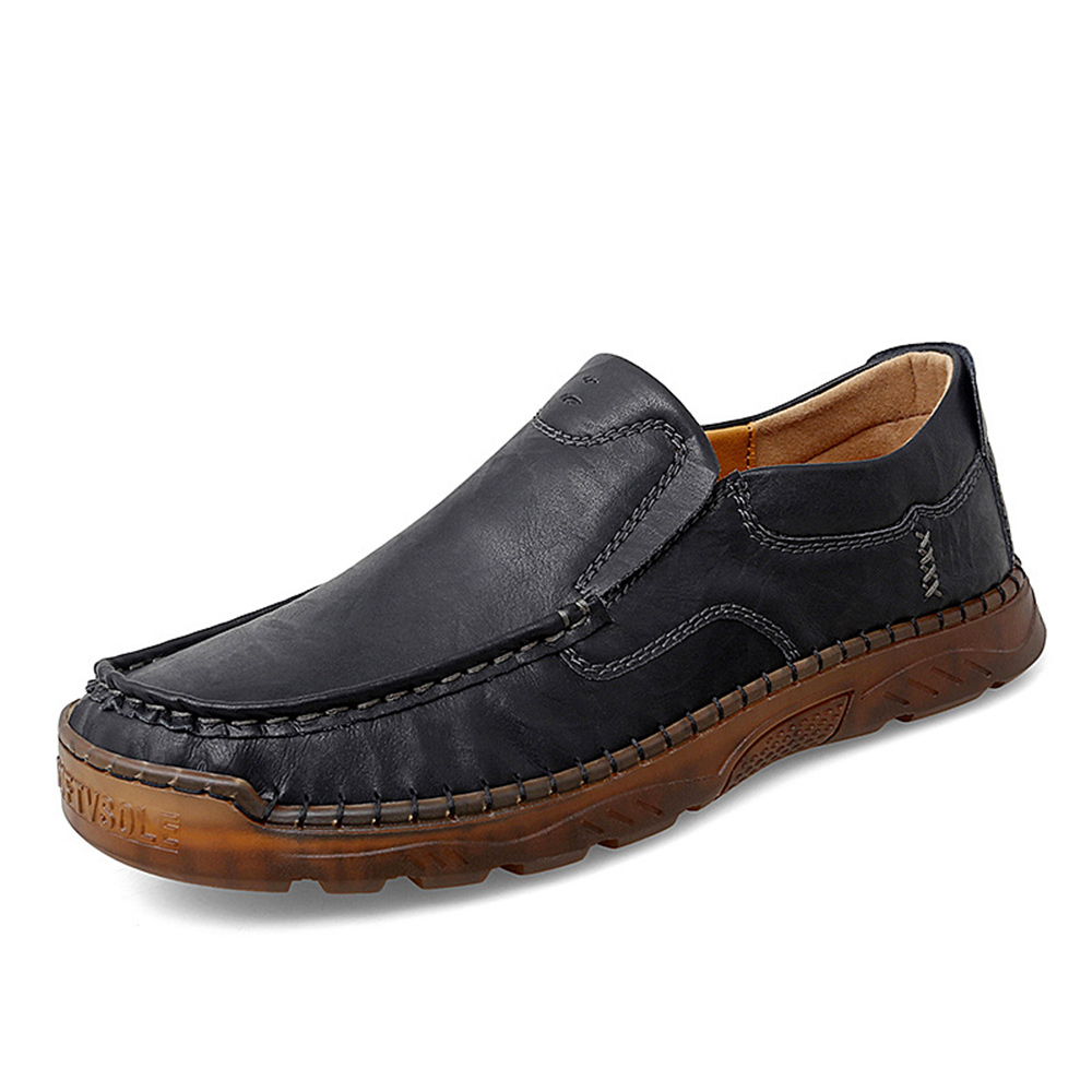 Gioiacombo™  Nouvelles chaussures décontractées en cuir pour hommes cousues à la main