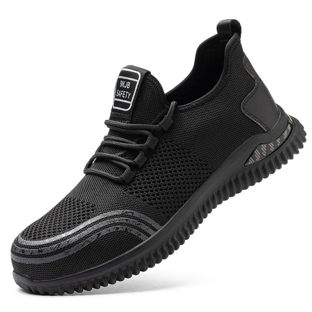 Lunebrille Chaussures de sécurité respirantes antidérapantes et anti-crevaison pour hommes