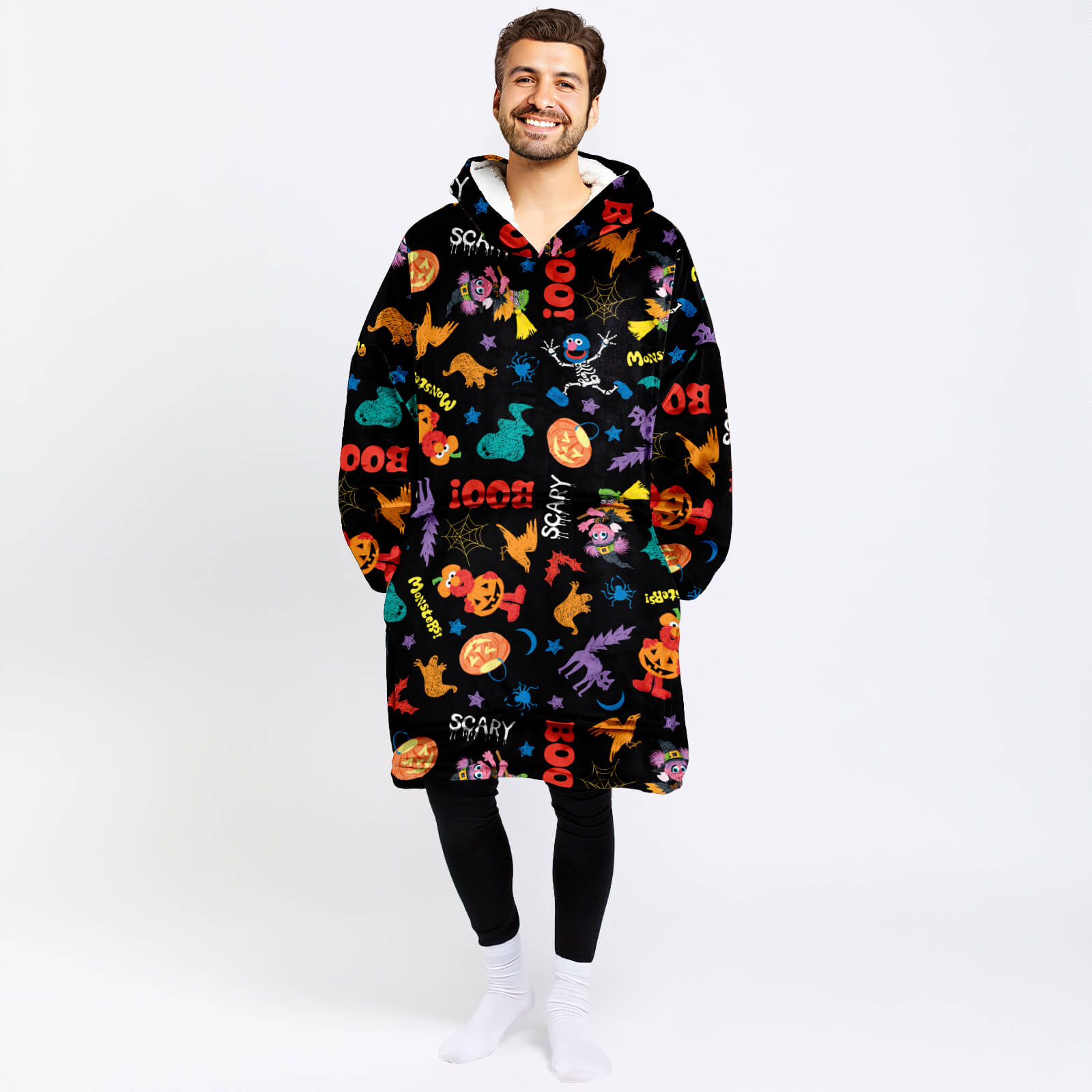 Cute Sesame Street Blanket Hoodie