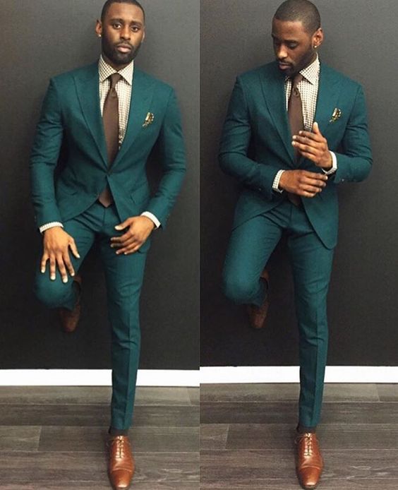 Green Burgundy Suits Men Trajes De Hombre Traje Homb Custom Made Groom Suit Suit For Men 2 Piece Jacket+Pants+Tie