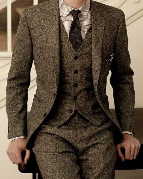 Design Custom Made Mens Dinner Party Casual Suit Jacket+Pant+Vest+Tie Groom Tuxedos Wedding Blazer Suits For Men