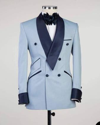 Handsome Men Suits Double Breasted Tailor-Made Tuxedo One-Pieces Jack