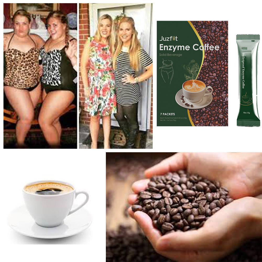 Healthy Slimming Enzyme Coffee for Weight Loss 1 Box (7 Packs) luckmise
