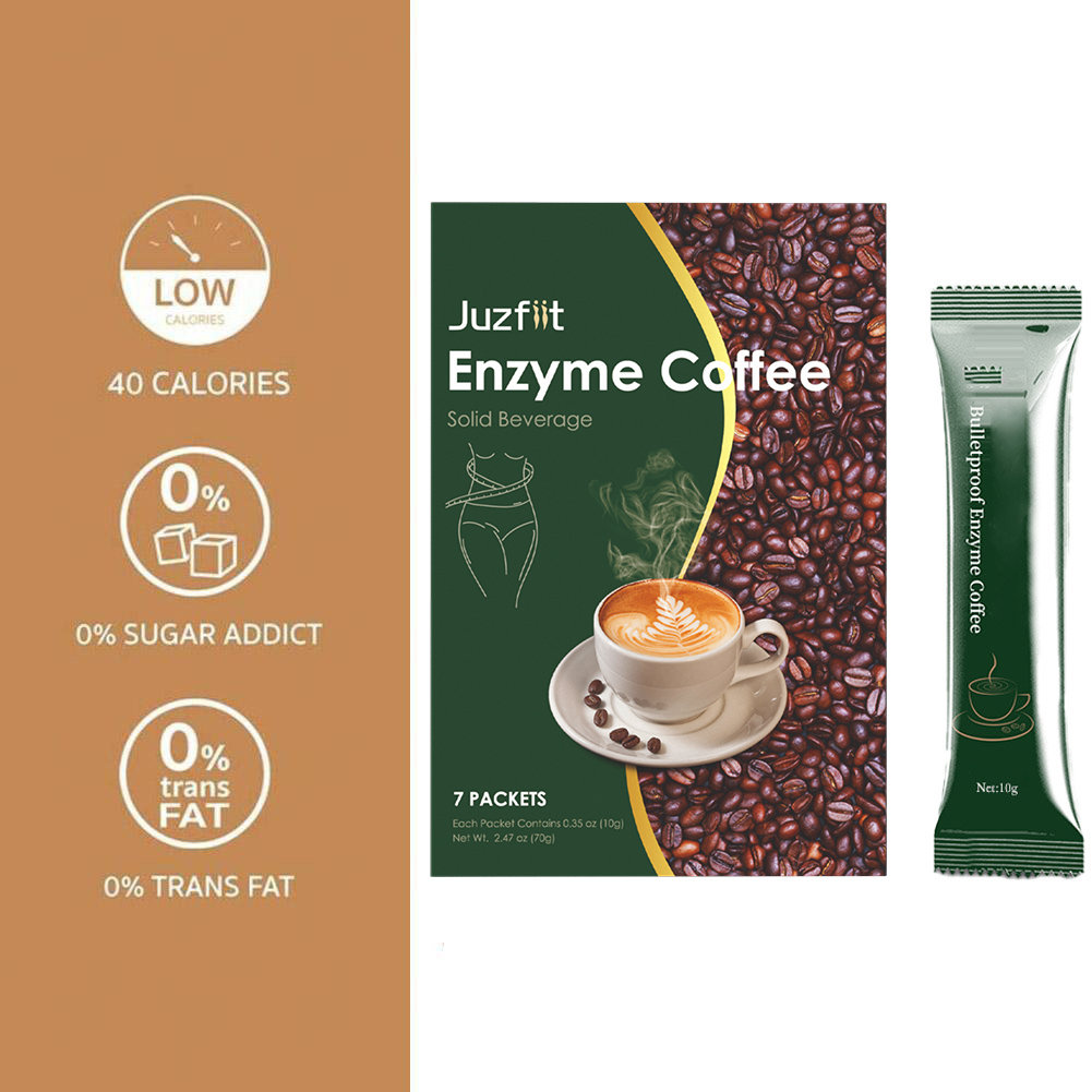 Healthy Slimming Enzyme Coffee for Weight Loss 1 Box (7 Packs) luckmise