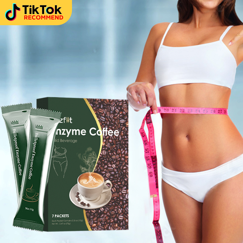 Healthy Slimming Enzyme Coffee for Weight Loss 1 Box (7 Packs) luckmise