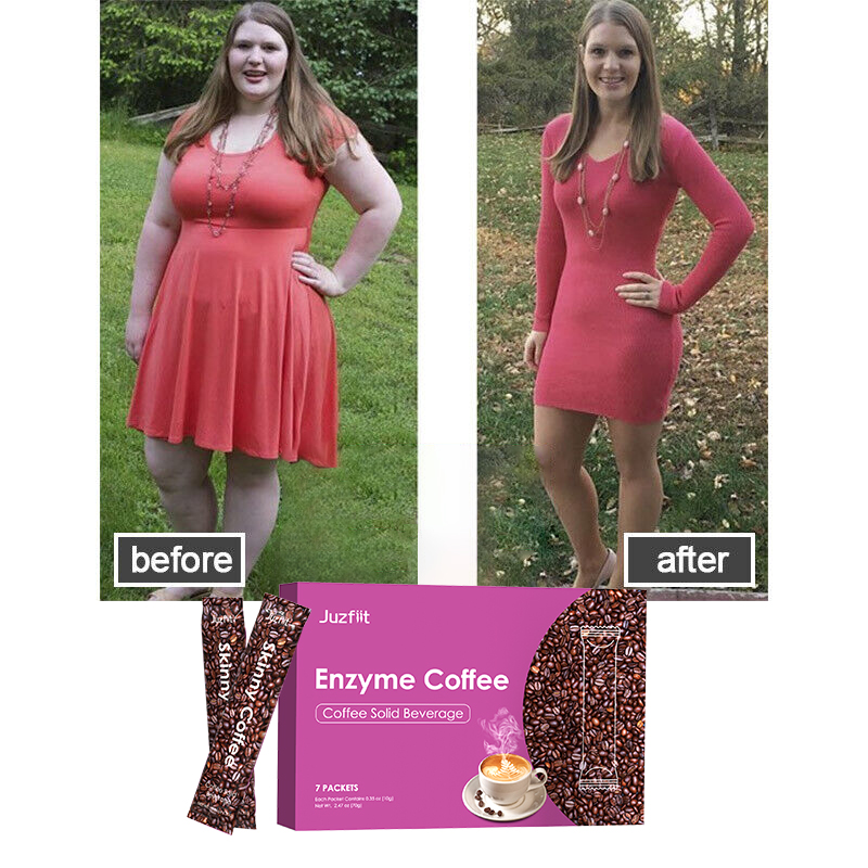 Healthy Slimming Enzyme Coffee for Weight Loss 1 Box (7 Packs)