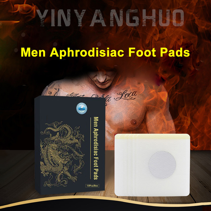Men Aphrodisiac Foot Pads (Black-10PCS )