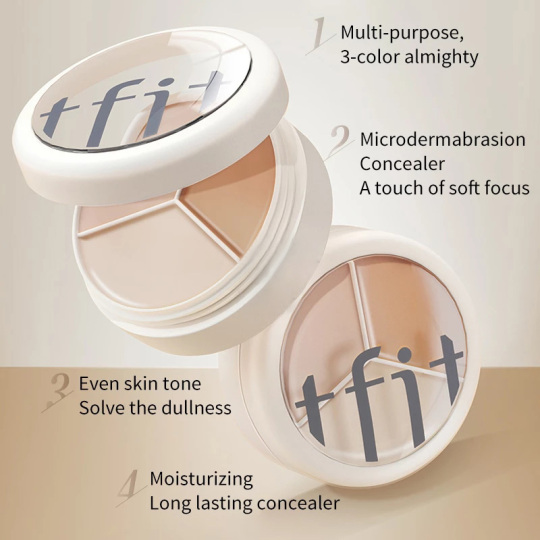 Tfit 3color Concealer Cream Fiitobeauty