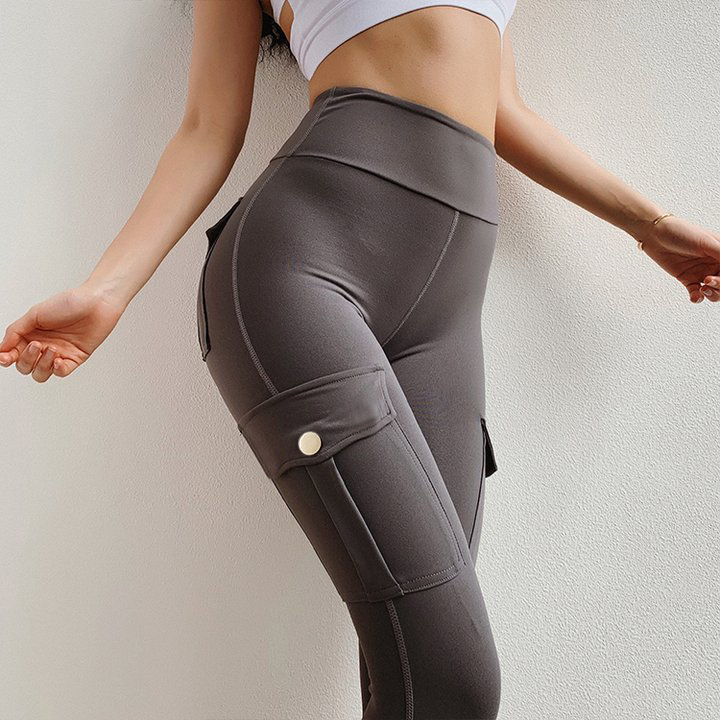 WOMEN'S SEXY STRETCH LEGGINGS WITH POCKET - FITNESS TRACK PANTS