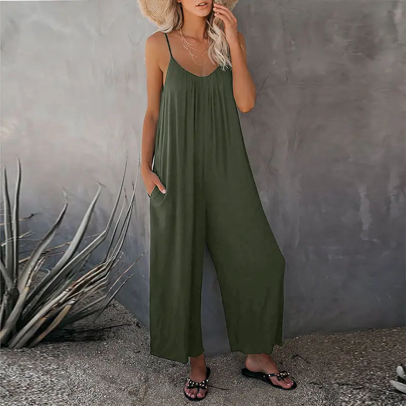 flowy romper with pockets